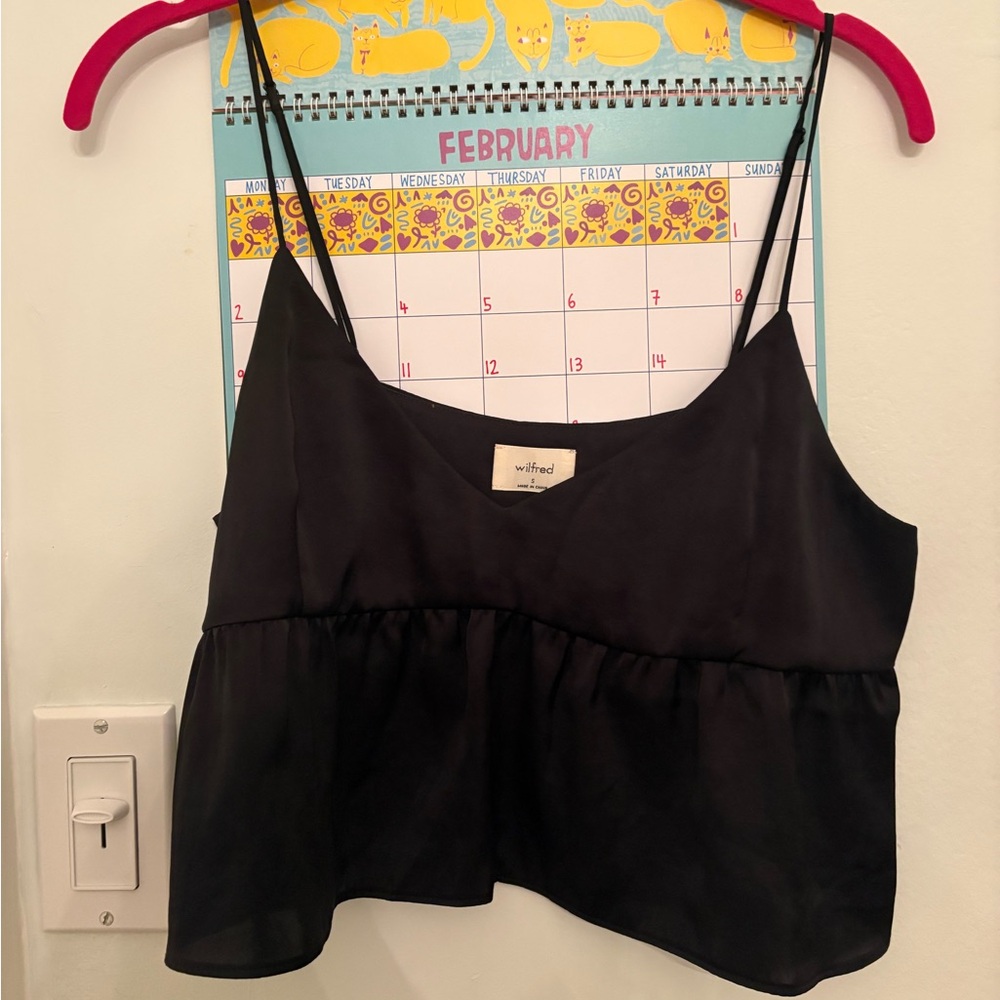 Wilfred Black Camisole Top